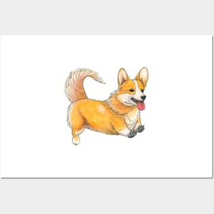 Corgi Posters and Art